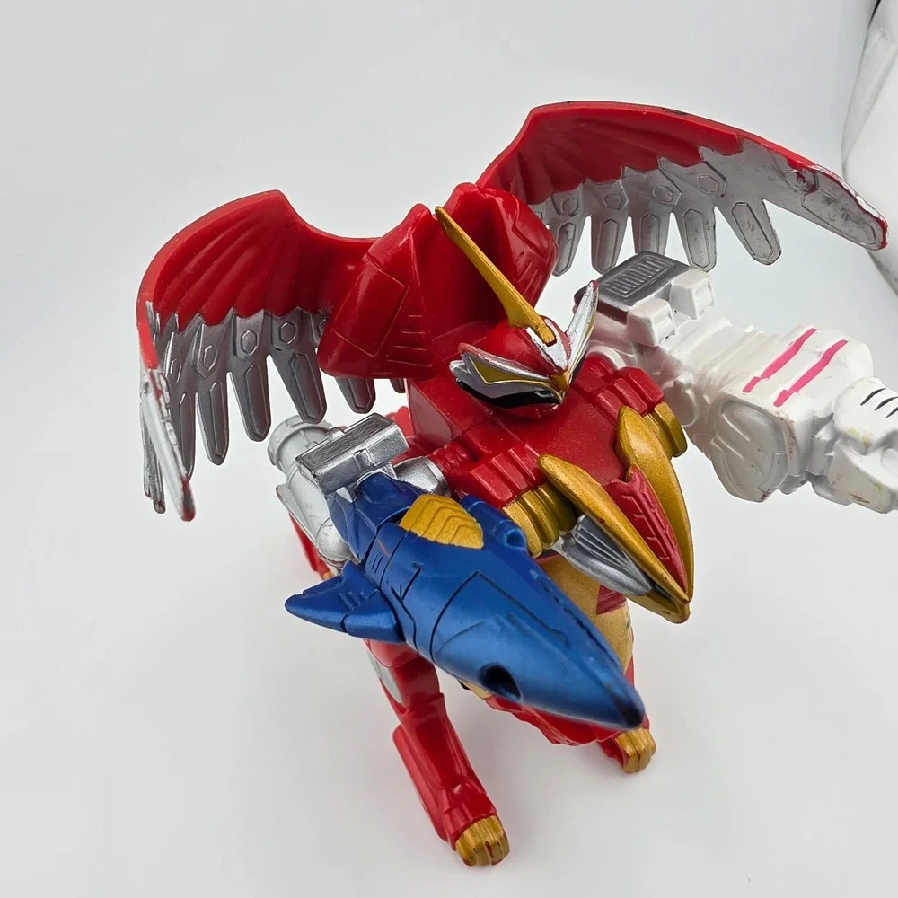 Power Rangers Wild Force Red Lion‎ Zord Action Figure Bandai 2001 Vintage